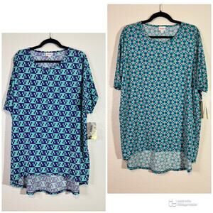 Lularoe NWT Lot of 2 Size Medium Disney Minnie Mouse Irma Tunic High Low Tees